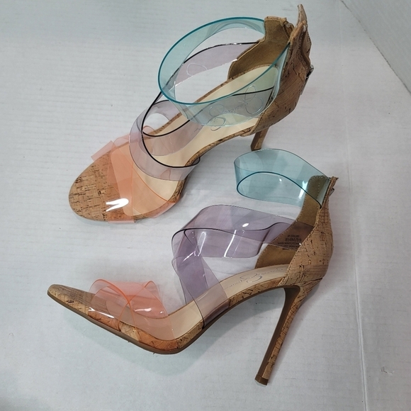 Jessica Simpson Jullry Multicolored Heels Size 8.5 M - Picture 2 of 12